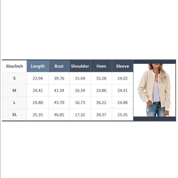 Sherpa Bomber Jacket NWT - Picture 7 of 15